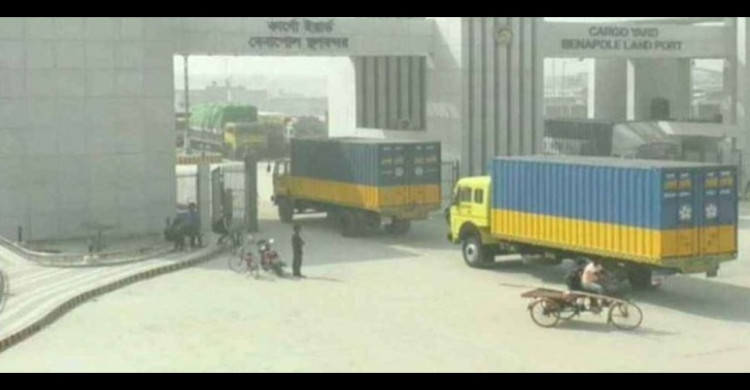 ট্রান্সশিপমেন্ট বাতিল: ৫ পণ্যবাহী ট্রাক ফেরত পাঠালো ভারত