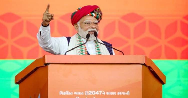 রুটি খান এবং শান্তিতে জীবনযাপন করুন, নইলে আমার গুলি তো আছেই: মোদি