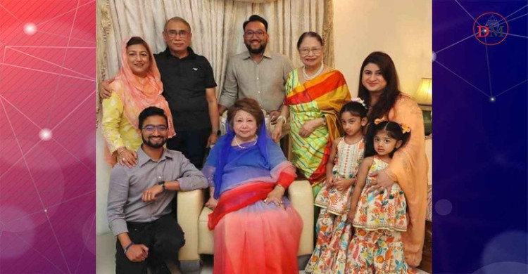 পারিবারিক আবহে উৎফুল্লে সময় কাটাচ্ছেন খালেদা জিয়া
