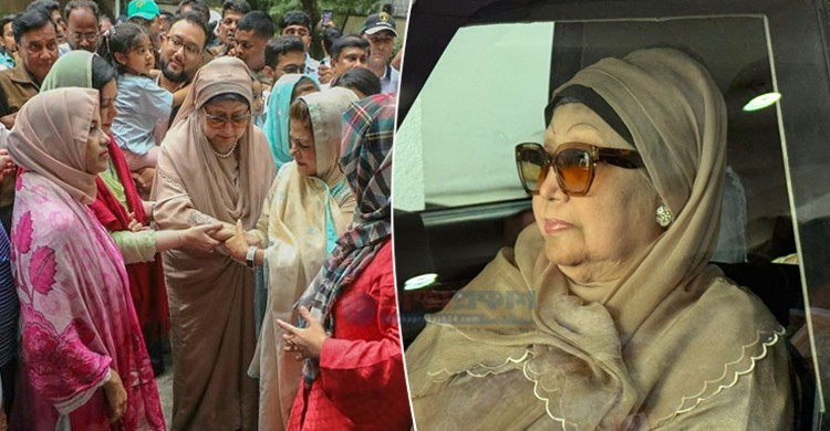 ফিরোজায় ফিরেই দেশবাসীকে ধন্যবাদ জানালেন খালেদা জিয়া