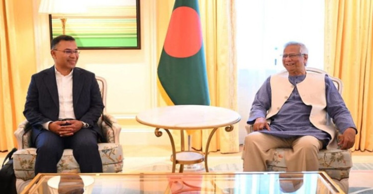 সন্ধ্যায় প্রধান উপদেষ্টার সঙ্গে তারেক রহমানের বৈঠক